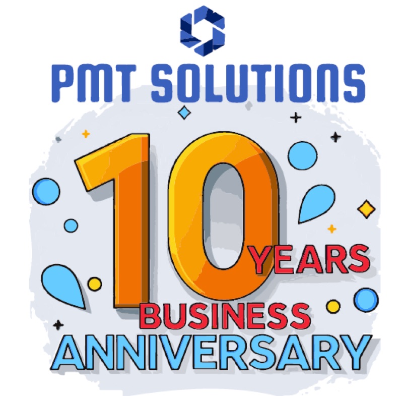 PMT Solutions 10 years business anniversary
